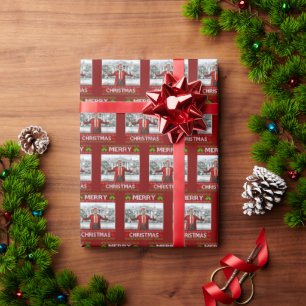 Papel De Presente Donald Trump Natal Engraçado Papai Noel Vermelho