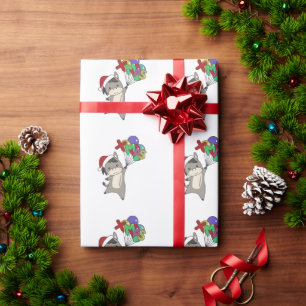 Papel De Presente Donkeys Natal Donkeys Animais de inverno