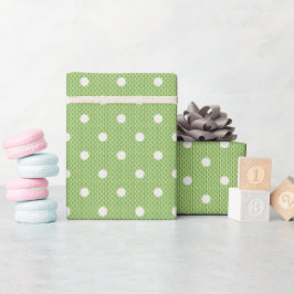 Papel De Presente Dotty Delight Green