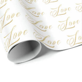 Papel De Presente Dourada trama de presentes do Sparkle Love
