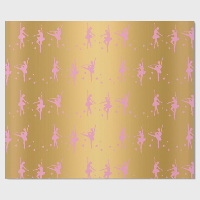 PAPEL DE PRESENTE DOURADA VARRAGEM DE CASAMENTO DE ANIVERSÁRIO DE BA (Aberto)