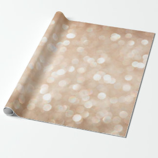 Papel De Presente Dourado brilho turvo fundo, natal