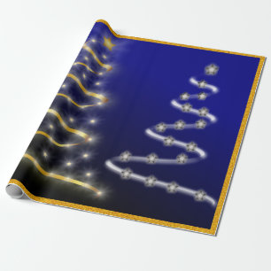 Papel De Presente Dourado e Prata