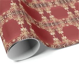 Papel De Presente Dourado papel de moldagem flexível vermelho modern