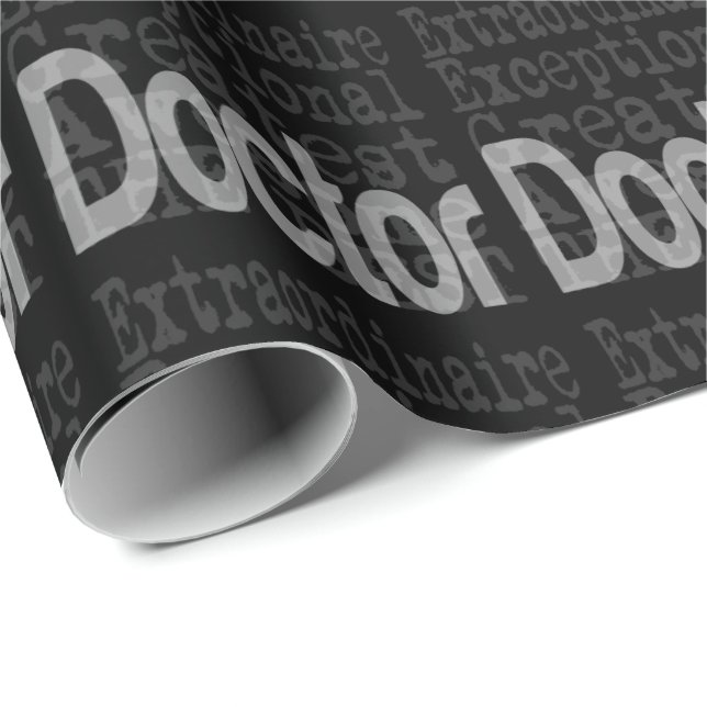 Papel De Presente Doutor Extraordinaire (Ponta do rolo)