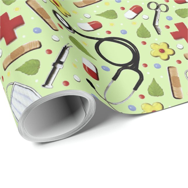 Papel De Presente Doutor Gift (Ponta do rolo)