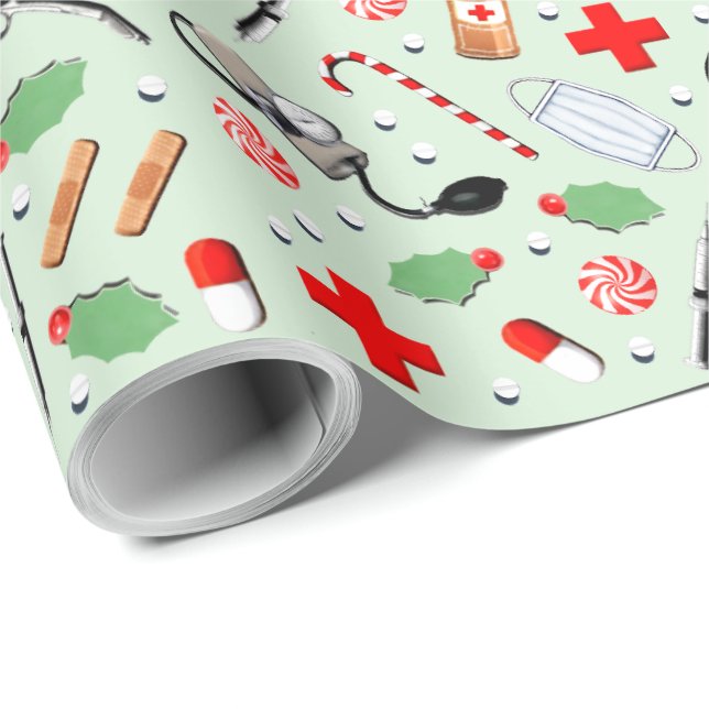 Papel De Presente Doutor Natal (Ponta do rolo)