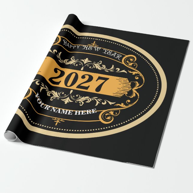 Papel De Presente Download Instantâneo de Férias Digitais  (Desenrolado)