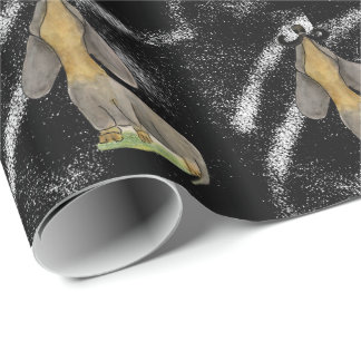 Papel De Presente Doxie dog Dachshund Black presente de bigode