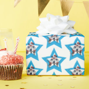 Papel De Presente Dr. Seuss   Gráfico Little Cats USA Hats