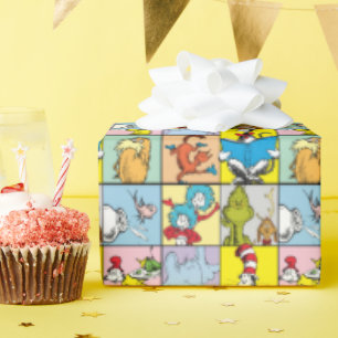 Papel De Presente Dr. Seuss   Histórias em Gráficos