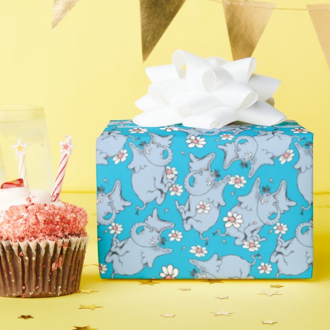 Papel De Presente Dr. Seuss Horton Hears a Who (Festa de aniversário)