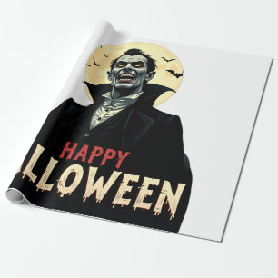 Papel De Presente Dracula Deseja Uma Noite Estranho