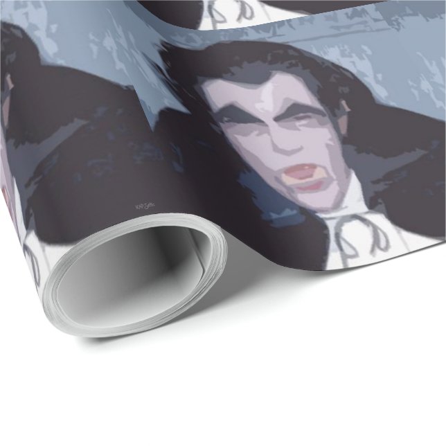 Papel De Presente Dracular (Ponta do rolo)