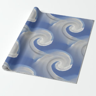 Papel De Presente Dragões no céu…