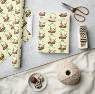 Papel De Presente Dragões Personalizados No Soquete Da Flor