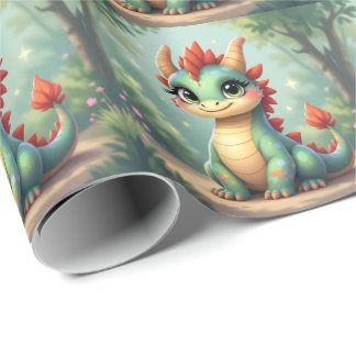 Papel De Presente Dragon World – The Realm of Fire and Magic´5