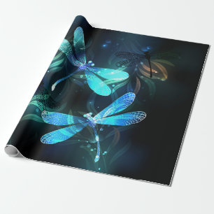 Papel De Presente Dragonflies de lago