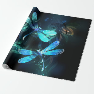 Papel De Presente Dragonflies de lago