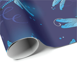 Papel De Presente Dragonfly Lover Nature Themed Dragonflies Impress