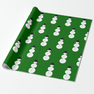Papel De Presente Drawn Snowman