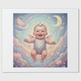 Papel De Presente Dream Flight: Baby in the Sky