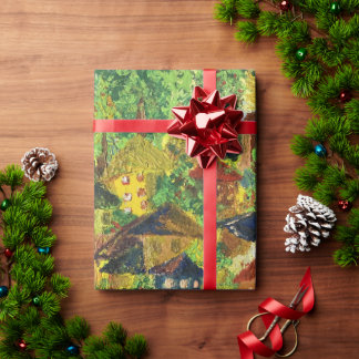 Papel De Presente Dream Forest Garden - repinturaPapel de ondulação