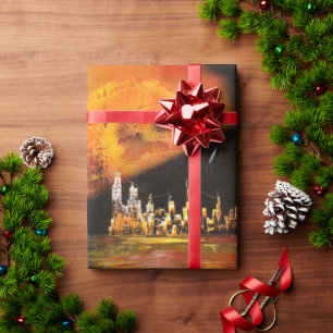 Papel De Presente Dreamscape Planetário