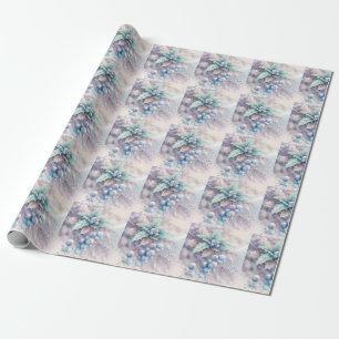 Papel De Presente Dreamy Christmas Holly Wraping Paper