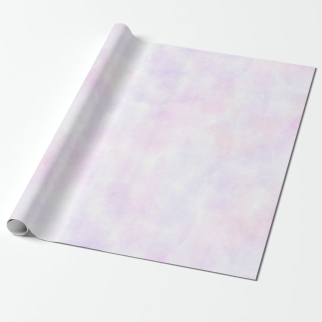 Papel De Presente Dreamy Pastel Pink e Purple (Desenrolado)