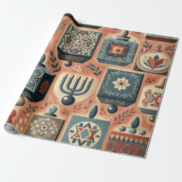 Papel De Presente Dreidel Dreidel Dreidel Dreidel