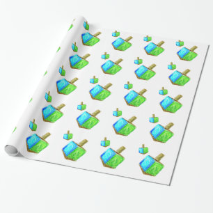 Papel De Presente Dreidels dobro