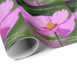 Papel De Presente Drew Cota Cosmos Flower Inspirational