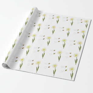 Papel De Presente Duas abelhas pequenas e bonitas