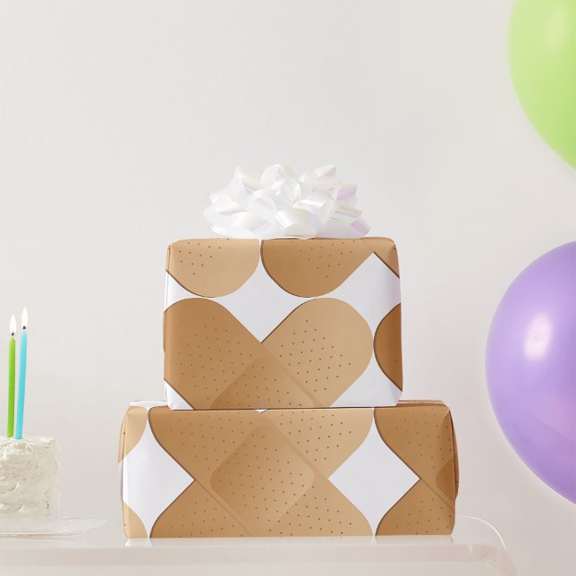 Papel De Presente Duas Bandaids (Criador carregado)