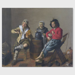 Papel De Presente Duas Meninas e uma Música de Fazer Rapariga (Músic