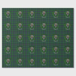 Papel De Presente Duncan Scottish Clan Tartan & Crest