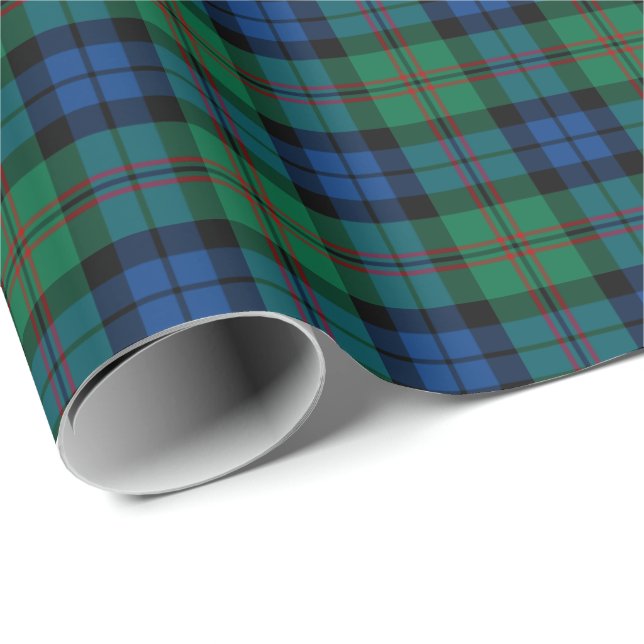 Papel De Presente Dundas Clan Tartan (Ponta do rolo)