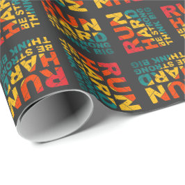 Papel De Presente Duro, seja forte, pense grande