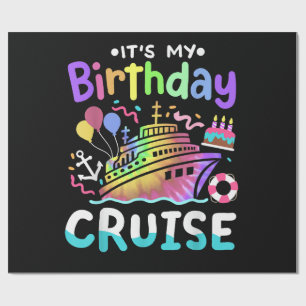 Papel De Presente É a Viagem de Férias da Camiseta Tie Dye do Cruzei
