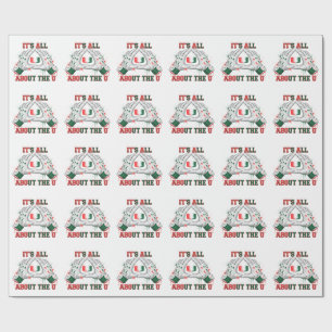 Papel De Presente É Tudo Sobre O U   Futebol Laranja e Verde G