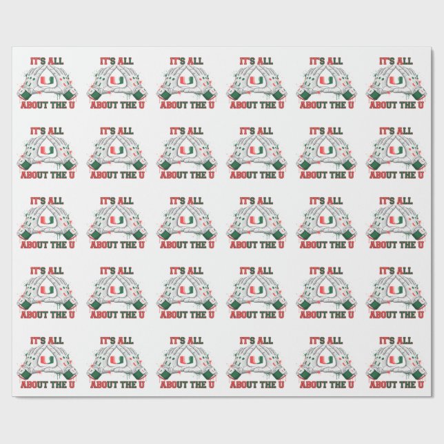 Papel De Presente É Tudo Sobre O U | Futebol Laranja e Verde G (Aberto)