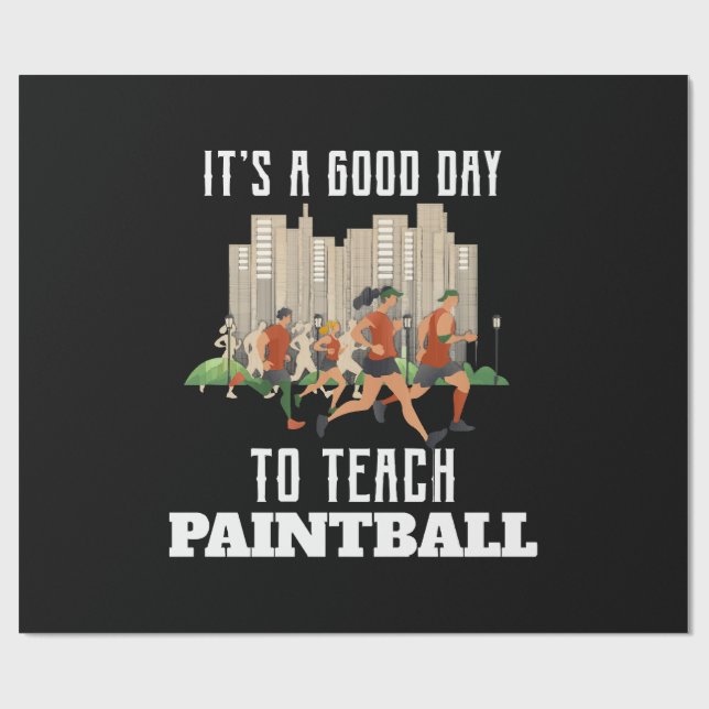 Papel De Presente É Um Bom Dia Para Ensinar Paintball (Aberto)