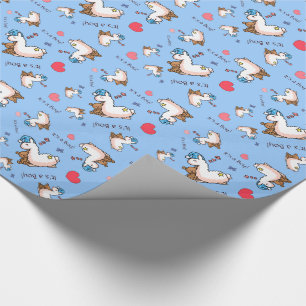 Papel De Presente É um lama do menino!