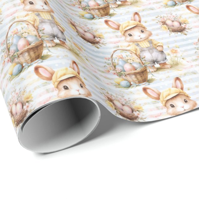 Papel De Presente Easter Bunny Wrapping Paper Collection (Ponta do rolo)