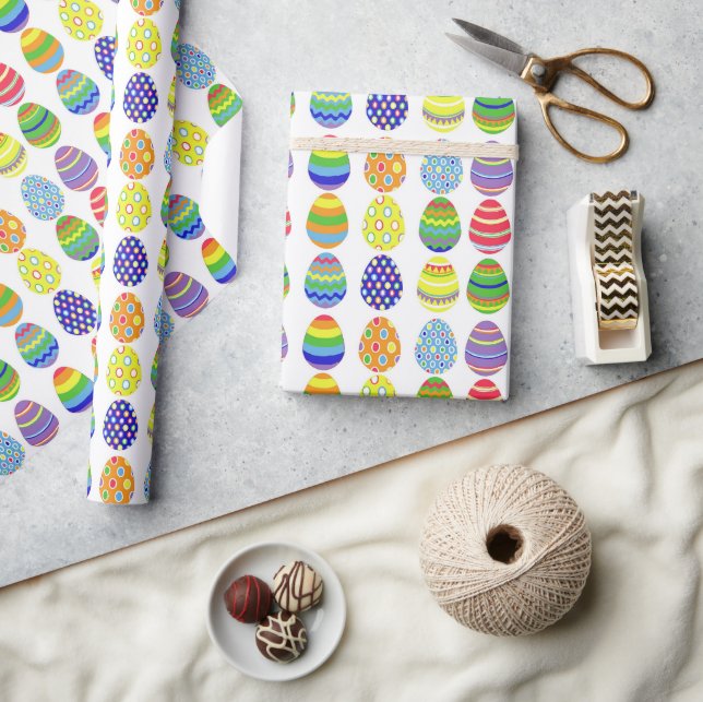 Papel De Presente Easter eggs wrapping paper (Artesanato)