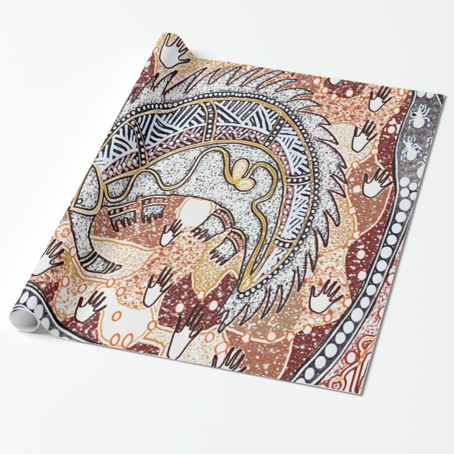 Papel De Presente Echidna Dreaming Wrappaper (Desenrolado)