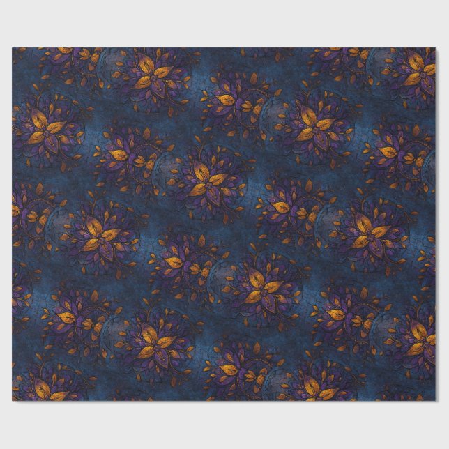 Papel De Presente Ecos Sussuros - Azul Mito (Aberto)