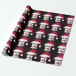 Papel De Presente Edgar Allan Poe, Papel de Moldagem de Natal