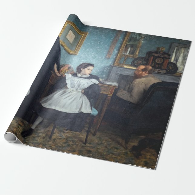 Papel De Presente Edgar Degas - A Família Bellelli (Desenrolado)